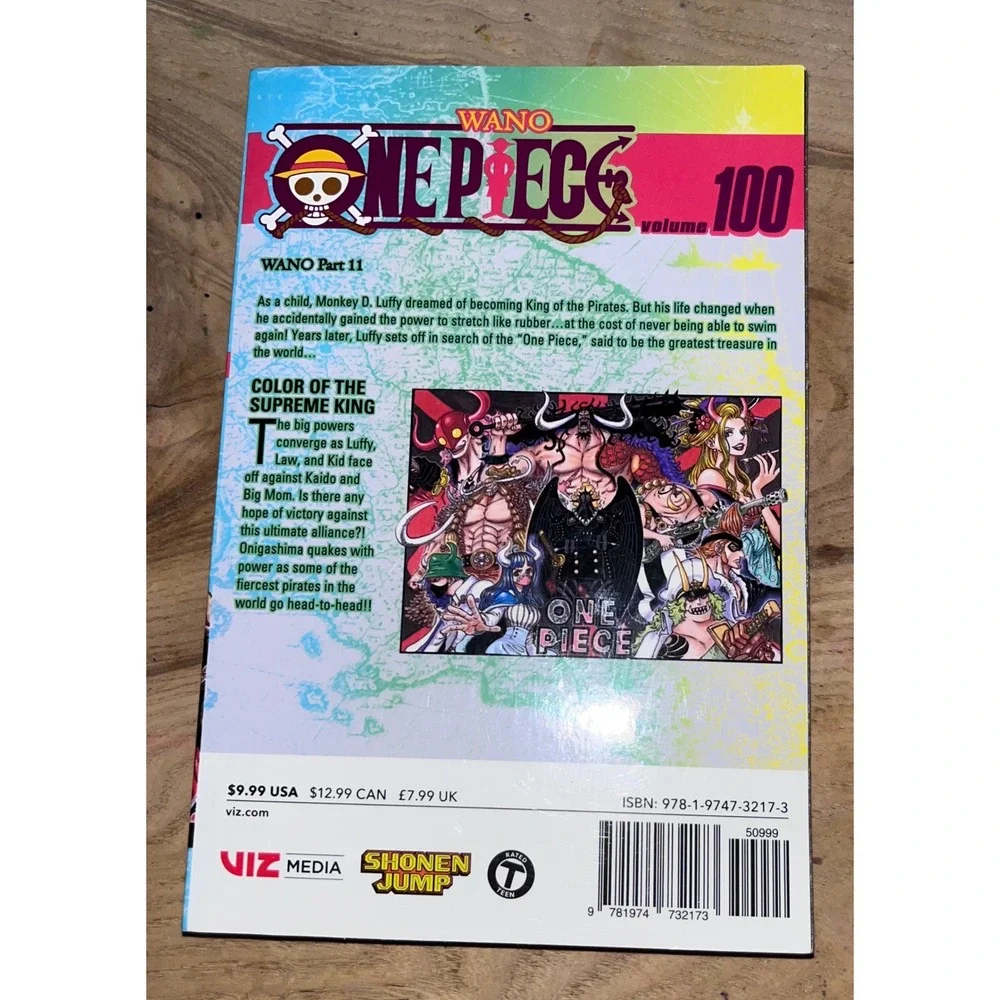 One Piece Volume 100 Manga Wano Part 11 Eiichiro Oda VIZ Media English Paperback